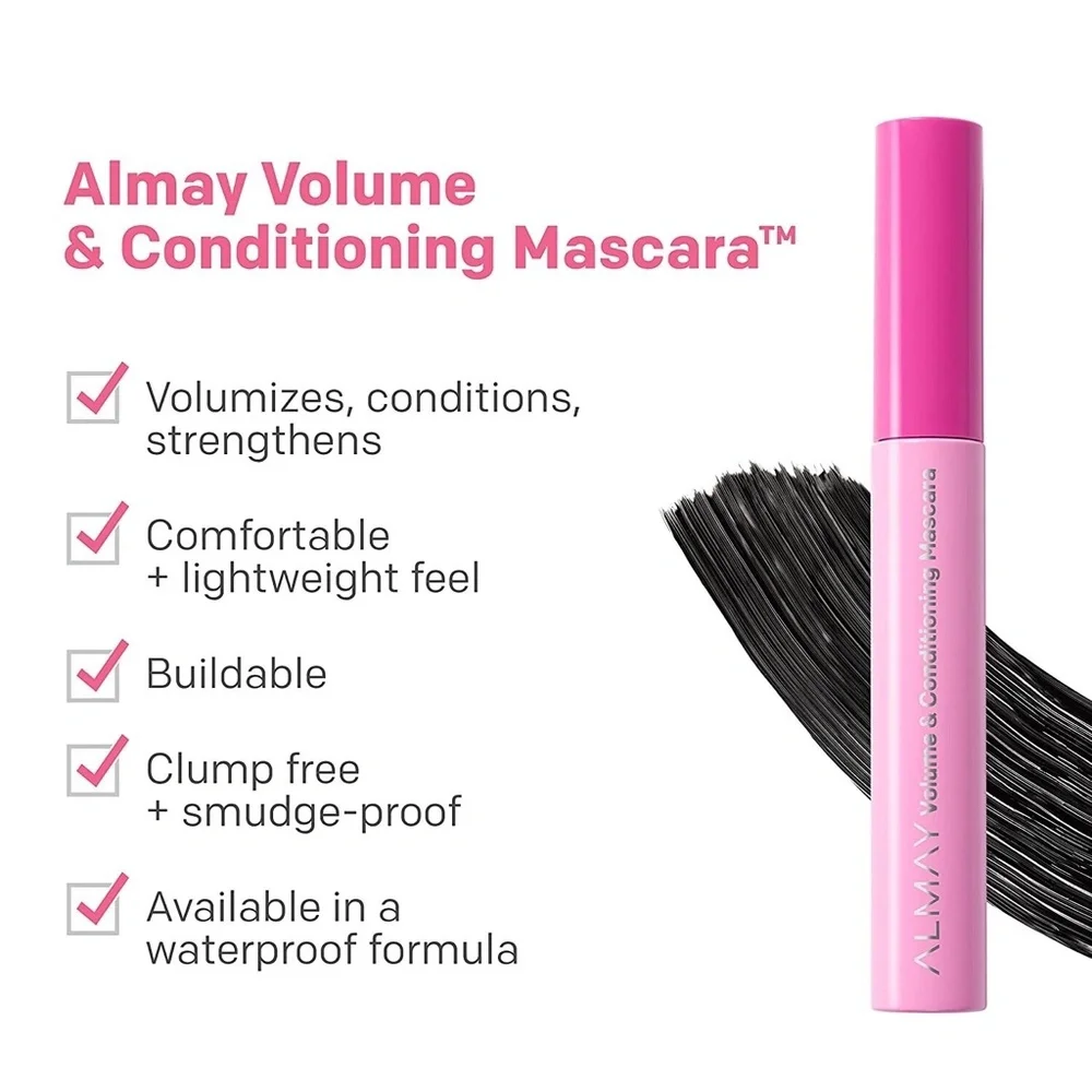 3 For $15 Almay Volume & Conditioning Mascara, Hydrating All Day Wear, #10 Black